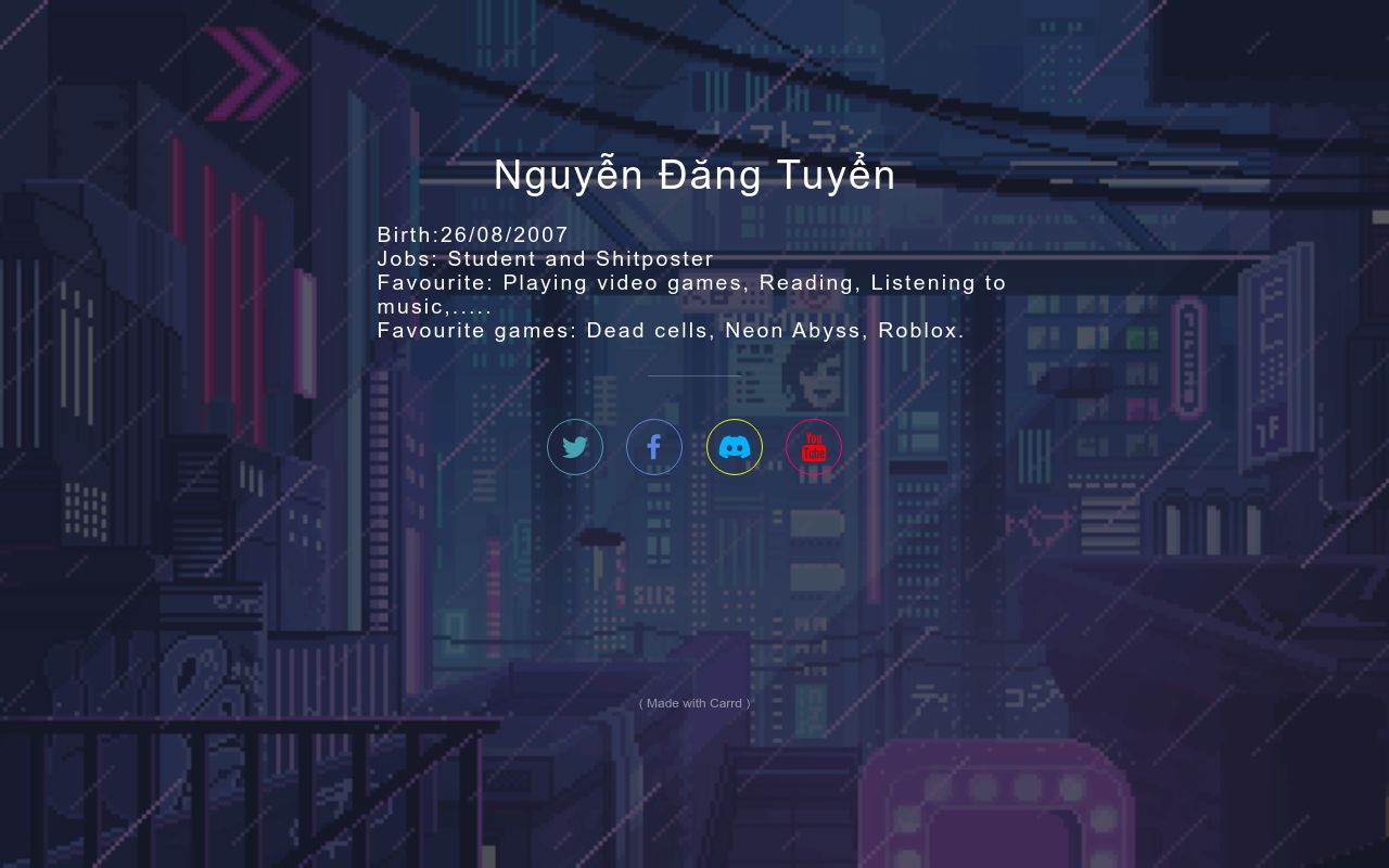 Carrd profile picture for @tuyen